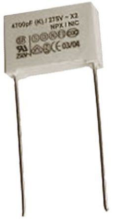 NIC Components - NPX333K310VX2MF - NIC Components NPX ϵ 33nF ۱ϩ (PP) NPX333K310VX2MF, 10%, 310 V , ͨ		