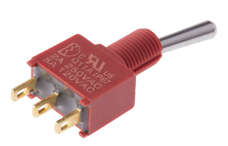 RS Pro - 1AS1T1B1M1QES-5 - RS Pro IP67 ˫ л 1AS1T1B1M1QES-5,  - , 5 A @ 250 V 		