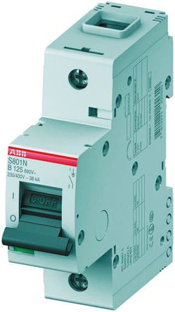 ABB - 2CCS891001R0821 - ABB  S800 ϵ 1 100 A MCB ΢Ͷ· 2CCS891001R0821, 36 kA Ͽ, D բ		
