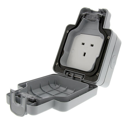 MK - K56480GRY - MK IP66 ̼ G  - Ӣʽ  K56480GRY, 13A, 250V ac		