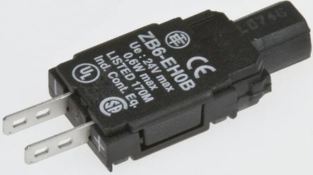 Schneider Electric - ZB6EH0B - Schneider Electric XB6 ϵ  ZB6EH0B, 230/240 V /ֱ, ɫ LED, Faston Ӷ		