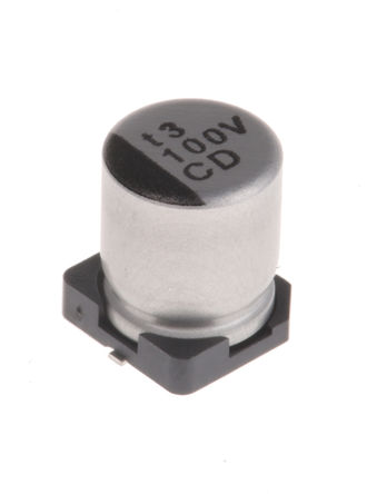 Nichicon - UCD1V101MCL6GS - Nichicon CD ϵ 35 V 100F SMD  UCD1V101MCL6GS, 20%ݲ, +105C, 5101-4װ		