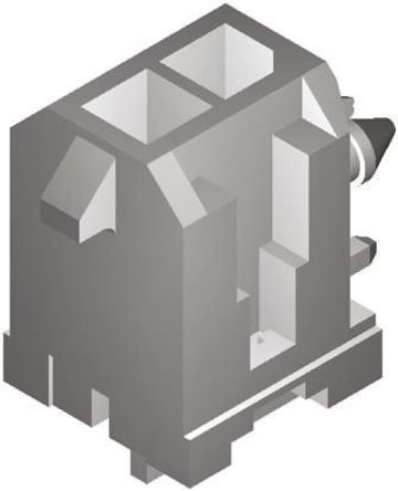 Molex - 43045-0206 - Molex MICRO-FIT 3.0 ϵ�� 2· 3mm�ھ� (2��) ֱ�� PCB ���� 43045-0206, ���Ӷ˽�, 5A, ���氲װ		