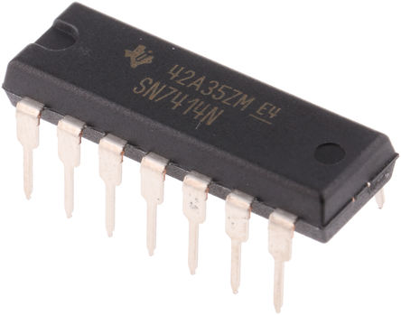 Texas Instruments - SN7414N - Texas Instruments SN7414N  ʩ , 16mA, 4.75  5.25 VԴ, 14 PDIPװ		