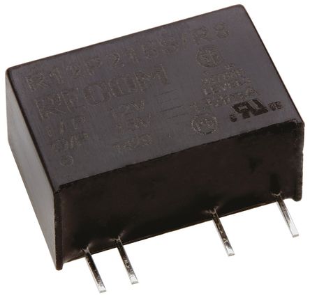 Recom - R12P215S/R8 - Recom 2W ʽֱ-ֱת R12P215S/R8, 10.8  13.2 V ֱ, 15V dc, 132mA, 8kV dcѹ, 80  88%Ч, SIP 7װ		