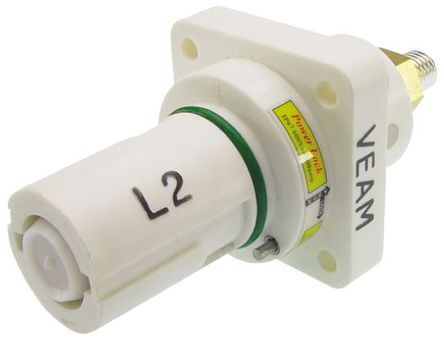 ITT - NPDFT-2-W-L-T4 - ITT Veam Powerlock ϵ ɫ 1P RJ45-Rangierfeld 尲װ  NPDFT-2-W-L-T4, 400A, 1 kV , IP2XIP67		