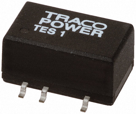 TRACOPOWER - TES 1-1223 - TRACOPOWER TES 1 ϵ 1W ʽֱ-ֱת TES 1-1223, 10.8  13.2 V ֱ, 15V dc, 35mA, 1.5kV dcѹ, 79%Ч		