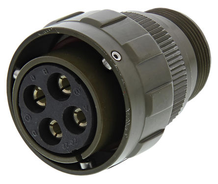 Amphenol - 97B-3106A22-22S-HD - Amphenol 4· °װ   ͷ 97B-3106A22-22S-HD, ĸо, ǳߴ22, MIL-DTL-5015		