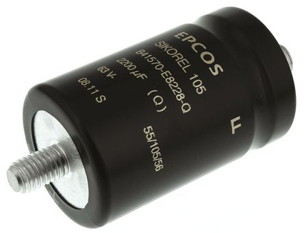 EPCOS - B41570E8228Q - EPCOS B41570 ϵ 63 V ֱ 2200F  B41570E8228Q, 60m(ֵ), +105C		