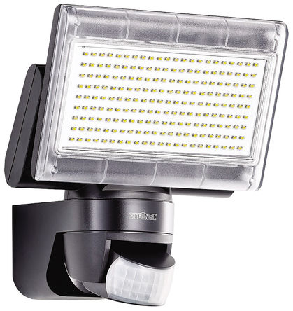 Steinel - XLED Home 1  Black - Steinel XLED Home ϵ 12 W IP44 LED  003661, 198 LED, 230  240 V, 210 x 175 x 180 mm		