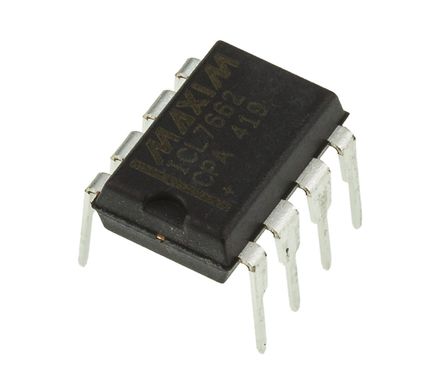 Maxim - ICL7662CPA+ - Maxim ICL7662CPA+  ɱ, 4.5  20 VԴ, 10 kHz, 20mA, -20  -4.5 V, 8 PDIPװ		