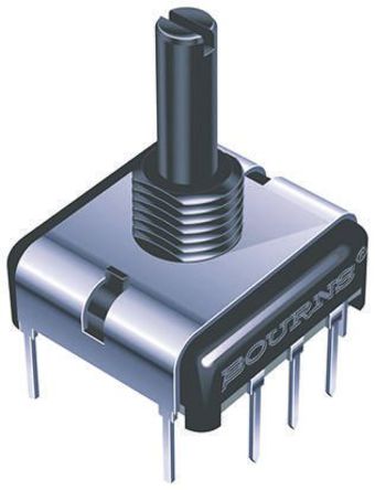 Bourns - PCW1J-B28-KAB502L - Bourns PC ϵ 5k 20%  λ PCW1J-B28-KAB502L, 0.75W, 6.35 mm ֱ, 1000ppm/C, 尲װͨף		