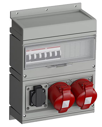 ABB - MP32/1 - ABB Kombi ϵ ɫ 1x1P+E, 2x3P+N+E RCD 尲װ  2CMA168993R1000, 13 A, 32 A, 230  400 V, IP44, ෴		