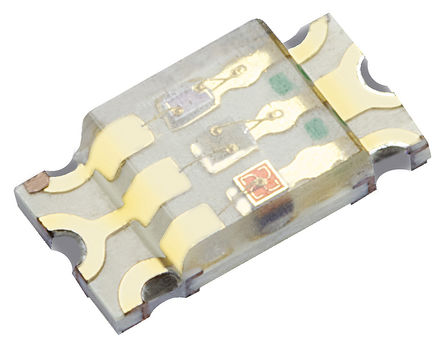 Kingbright - KPTF-3216PBAVGASURKC - Kingbright KPTF ϵ ɫ ɫ/ɫ/ɫ LED KPTF-3216PBAVGASURKC, 100 mcd, 120 ӽ, 6  3216 (1206) װ		