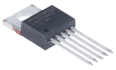 Texas Instruments - LM2576HVT-12/NOPB - Texas Instruments LM2576HVT-12/NOPB ֱ-ֱת, ࣬ѹ, 4  60 V, 3A, 0.052 MHz, 5 TO-220װ		