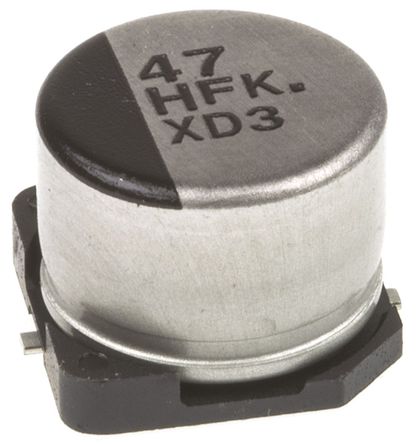 Panasonic - EEEFK1H470P - Panasonic FK SMD ϵ 50 V 47F SMD  EEEFK1H470P, 20%ݲ, 680m(ֵ), +105C, Eװ		