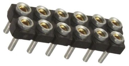 Samtec - SDL-106-T-10 - Samtec SDL ϵ 2 12· ֱ 2.54mmھ ͨ ӡˢ· SDL-106-T-10, ͨ׶˽, ԰		