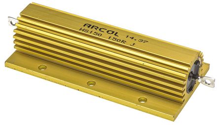 Arcol - HS150 150R J - Arcol HS150 ϵ HS150 150R J 150W 150 5%  尲װ̶ֵ, Ӷ, Ƿװ		