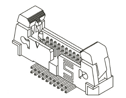 Samtec - EHT-105-01-S-D-RA - Samtec EHT ϵ 10· 2mmھ (2) ֱ PCB  EHT-105-01-S-D-RA, Ӷ˽, 3A, ͨ		