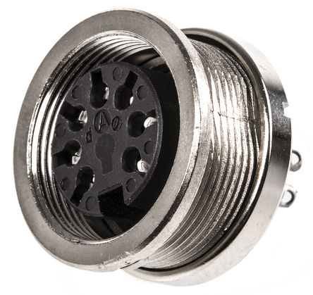 Amphenol - T3487000 - Amphenol C 091 A ϵ IP40 7· ˿ Din  T3487000, 4A, 100 V, 尲װ		