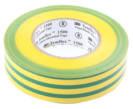 3M - DE-2729-5113-3 - 3M Temflex? 1500 ɫ/ɫ PVC Ե 80475, 6000Vѹ, 20m x 19mm x 0.15mm		