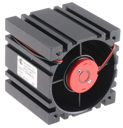 Micronel - D591T-024KA-3 - Micronel D590T ϵ 5.54W 24 V ֱ  D591T-024KA-3, 68.58m3/h, 10200rpm, 62 x 62 x 60mm		
