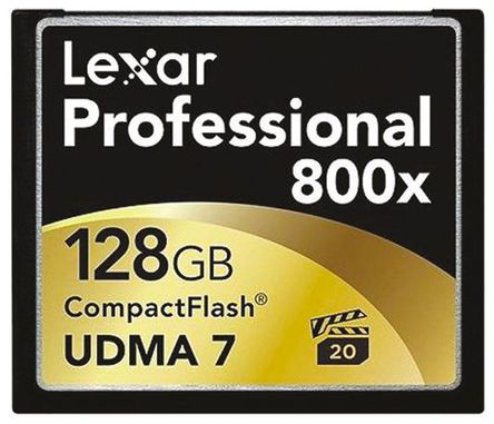 Lexar - LCF128CTBEU800 - Lexar רҵ 128 GB CF  MLC		