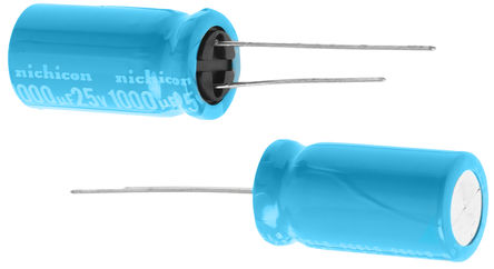 Nichicon - UBT1E102MHD8 - Nichicon BT ϵ 25 V 1000F ͨ  UBT1E102MHD8, 20%ݲ, 33m(ֵ), +125C, 5101-4װ		