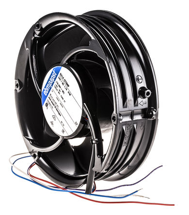 ebm-papst - 6314/2TDHP - ebm-papst 6300 ϵ 40W 24 V ֱ  6314/2TDHP, 600m3/h, 5500rpm, 172 (Dia.) x 51mm		