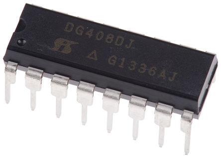 Vishay - DG408DJ-E3 - Vishay DG408DJ-E3 ģ⿪,  8:1, 15 V18 V24 V28 VԴ, 16 PDIPװ		