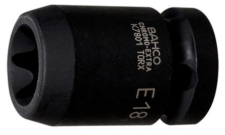 Bahco - K7801TORX-E18 - Bahco 1/2 in E18 TORX ڻ Ͻ Ͳ K7801TORX-E18, 38 mmܳ		