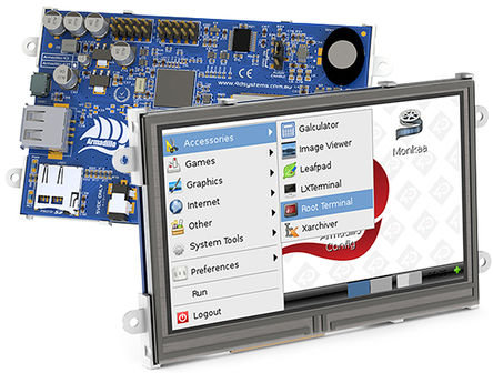 4D Systems - Armadillo-43T - 4D Systems ARM1176JZF-S 512 MB  Armadillo-43T		
