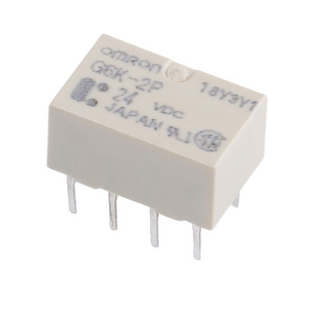 Omron - G6K2P24DC - Omron G6K2P24DC ˫˫ PCB װ Ǳ̵, 24V dc		