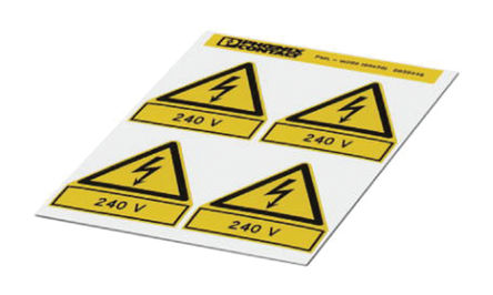 Phoenix Contact - 0830448 - Phoenix Contact 0830448 4װ Ԥӡǩ, 50mm, 50mm		