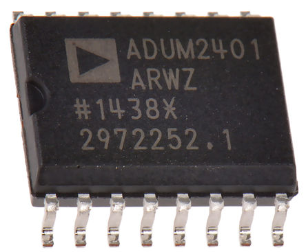 Analog Devices - ADUM2401ARWZ - Analog Devices ADUM2401ARWZ 4ͨ ָ, 5 kVѹ, 16 SOIC		