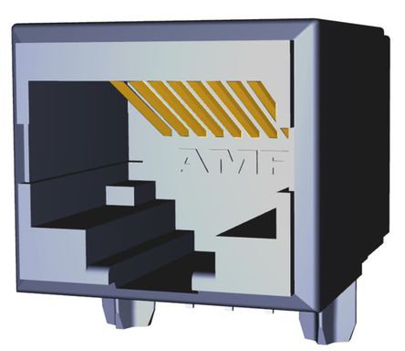 TE Connectivity - 5558341-1 - TE Connectivity 5558341 ϵ 8· Cat5e ĸ RJ45 ģ黯 5558341-1, , ӡˢ·尲װ, ͭо		