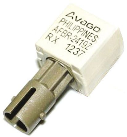 Broadcom - AFBR-2419Z - Broadcom 50MBd 865nm Բ ˽ AFBR-2419Z, ST, 27.2 x 12.7 x 10.2mm		