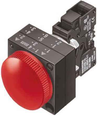 Siemens - 3SB3244-6AA20 - Siemens ɫ LED ָʾ 3SB3244-6AA20, 22.3mmֱ, IP66		