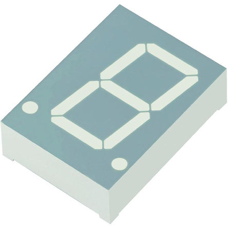 Kingbright - SC03-12CGKWA - Kingbright 1ַ 7  ɫ LED  SC03-12CGKWA, 57 mcd, ҲС, 7.62mmַ, ͨװװ		