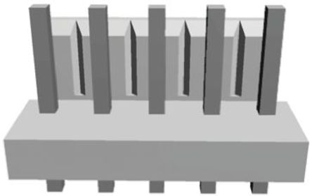 TE Connectivity - 1-1123723-5 - TE Connectivity Economy Power ϵ 5· 3.96mmھ (1) ֱ PCB  1-1123723-5, Ӷ˽, 8A, ͨ		