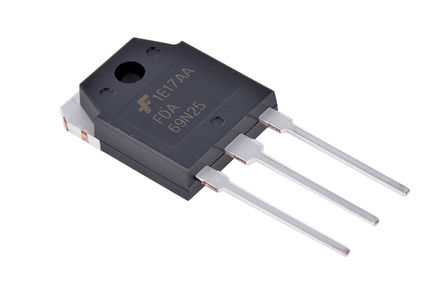 Fairchild Semiconductor - FDA69N25 - Fairchild Semiconductor UniFET ϵ N Si MOSFET FDA69N25, 69 A, Vds=250 V, 3 TO-3PNװ		