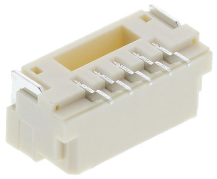 JST - BM05B-GHS-TBT(LF)(SN) - JST GH ϵ 5· 1.25mmھ ֱ PCB  BM05B-GHS-TBT(LF)(SN), Ӷ˽, 1A, 氲װ		