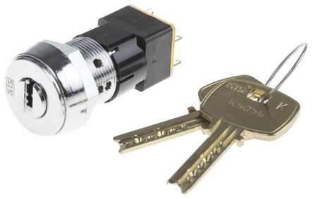 Lorlin - DSL-6-A-D - Lorlin 2λ ߰ȫԿ׿ DSL-6-A-D, DPST, 50 mA @ 250 V , ƽԿ, ӽӶ, -25  +85C		