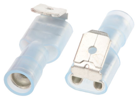 RS Pro - PBDFNYD2-250 - RS Pro ɫ Ե ѹӱʽ PBDFNYD2-250, 6.35 x 0.8mmӼ, 16AWG  14AWG		