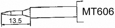 Weller - MT601 - Weller MT ϵ MT601, 1.78 mm ֱ ͷ, ʹMT1501 ӱ		