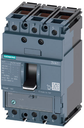 Siemens - 3VA1163-4EF36-0AA0 - Siemens 3VA ϵ 3 63 A MCCB ģ· 3VA1163-4EF36-0AA0, 36 kAϿ, ̶װ		