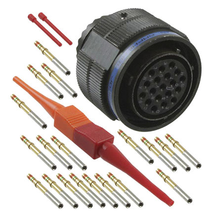 Amphenol - D38999/26WD19SN - Amphenol D38999 ϵ 19·    ͷ D38999/26WD19SN, ĸо, ǳߴ15, MIL-DTL-38999		