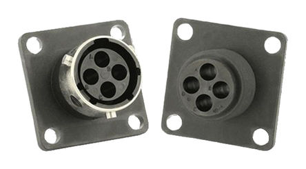 Souriau - UTG0104SH - Souriau UTG ϵ 4· 尲װ ֱ Բ  UTG0104SH, ĸ, ʽӺ		