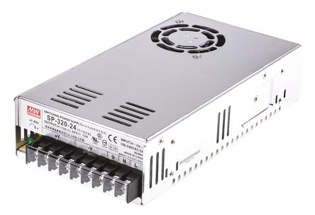 RS Pro - SP-320-24 - RS Pro 312W  ǶʽģʽԴ SMPS SP-320-24, 124  370 V dc, 88  264 V ac, 24V dc, 13A, 87%Ч, շװ		