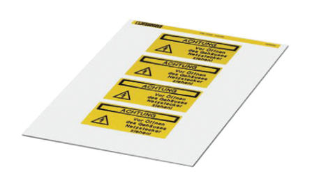 Phoenix Contact - 0830467 - Phoenix Contact 0830467 4װ Ԥӡǩ, 52mm, 105mm		